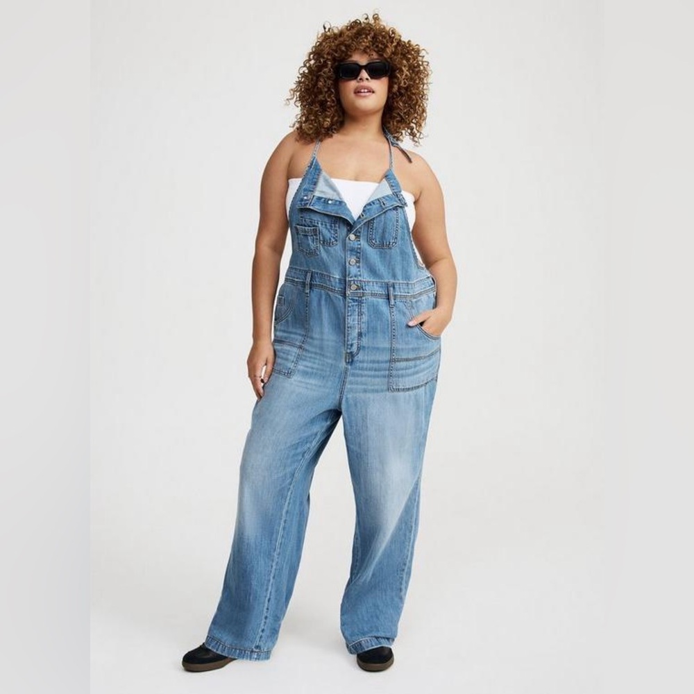 Women's Blue Denim Jumpsuit